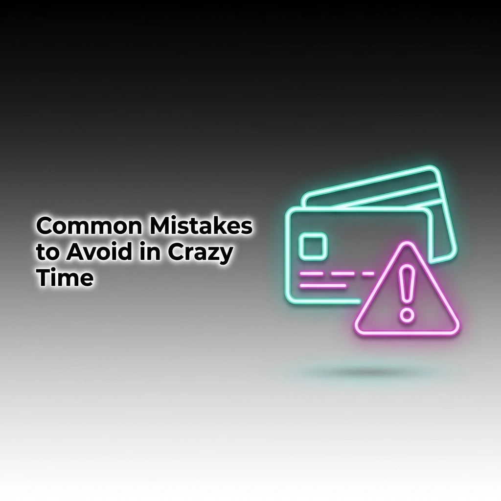 Common mistakes to avoid in Crazy Time including overbetting, ignoring Top Slot, chasing losses, and skipping bonus terms