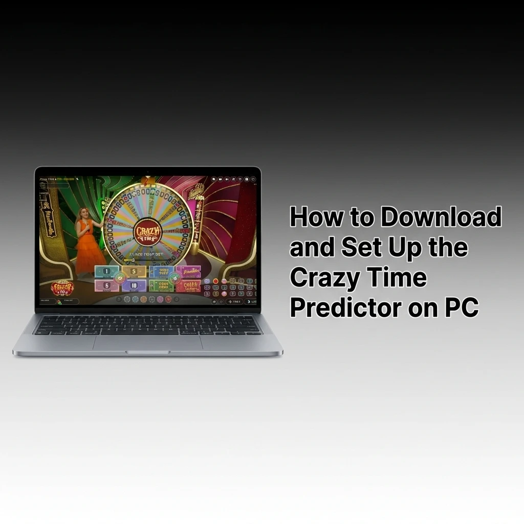 Crazy Time Predictor PC download and setup guide showing installation steps and safety tips for desktop users