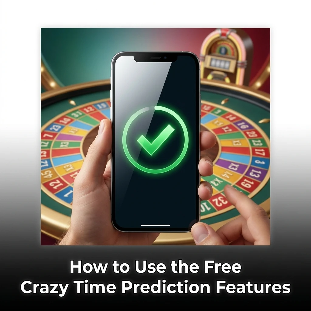 Crazy Time Predictor free trial interface showing betting tips and round result sync features for online casino gameplay