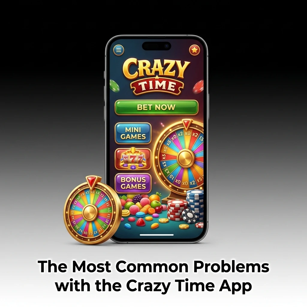 Crazy Time app troubleshooting guide showing common issues like install errors, buffering, login fails in Bangladesh