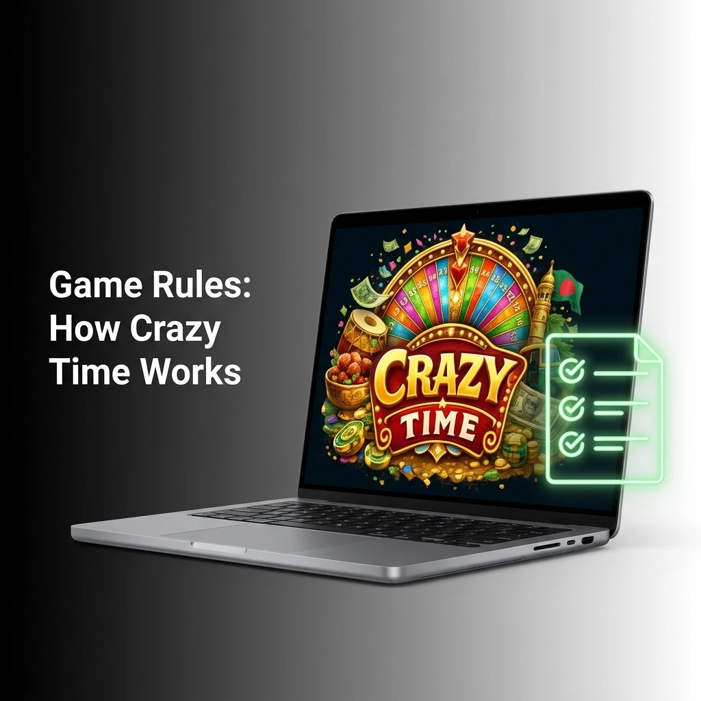 Crazy Time money wheel with 54 segments showing numbers and bonus rounds like Cash Hunt, Pachinko, Coin Flip