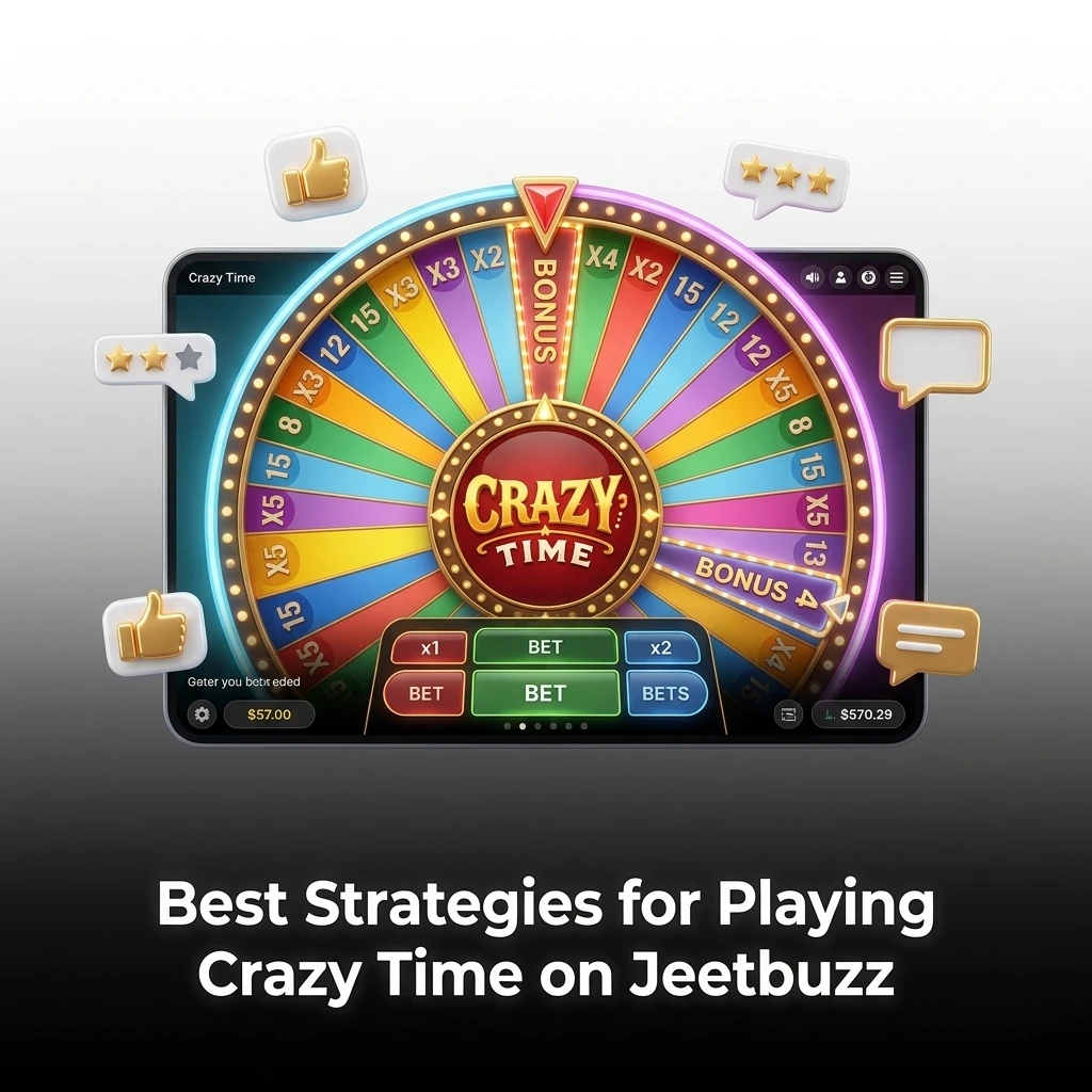 Crazy Time live game show betting strategies on Jeetbuzz covering multiple segments and balance management tips