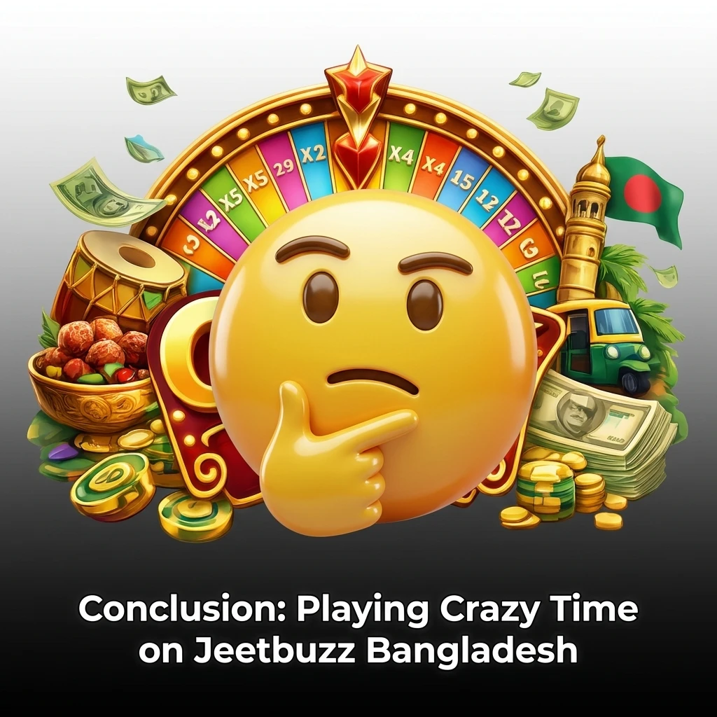 Crazy Time live game show on Jeetbuzz Bangladesh with bKash Nagad payments and 96.08% RTP for players