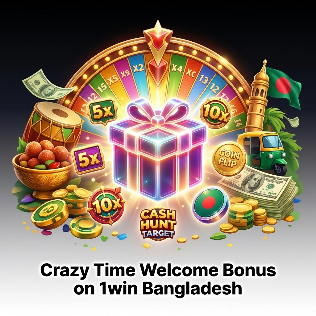 1win Bangladesh 500% welcome bonus across 4 deposits with cashback, free spins, and loyalty rewards for new casino players