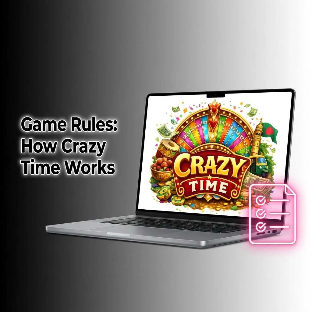 Crazy Time live wheel game with 54 segments showing numbers and bonus rounds like Cash Hunt, Pachinko, and Coin Flip