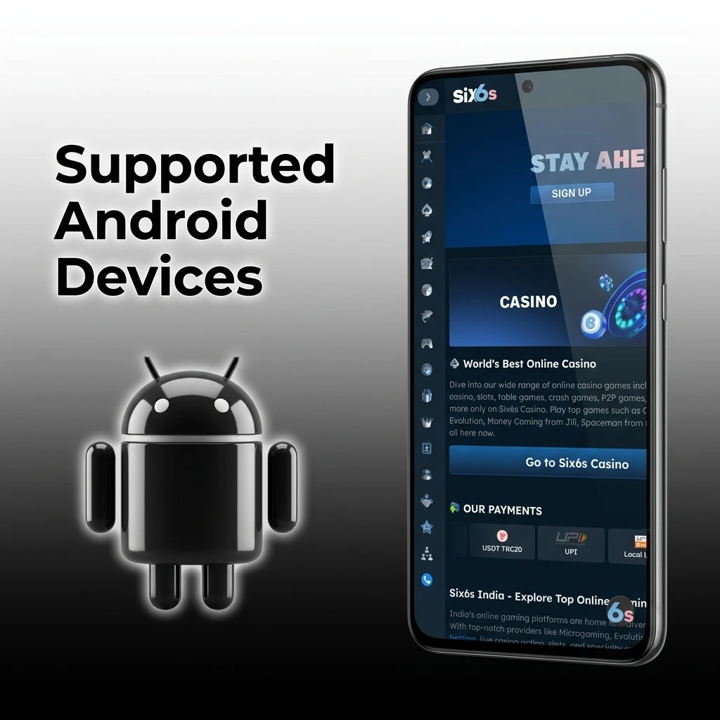 Six6s Crazy Time app tested on 10 Android devices from budget to flagship, including Samsung, Xiaomi, Realme, OPPO, Vivo, OnePlus