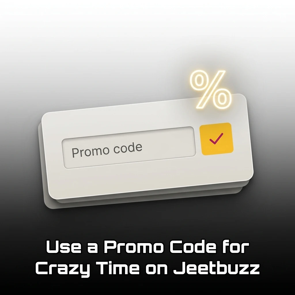 Jeetbuzz promo code field on signup form for Crazy Time bonus offers for new and existing players