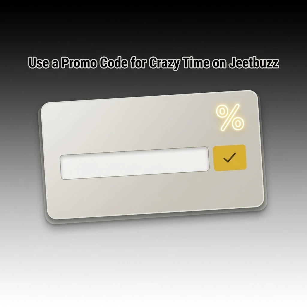 Jeetbuzz promo code JBCRAZY entry field for Crazy Time bonus activation during registration or deposit